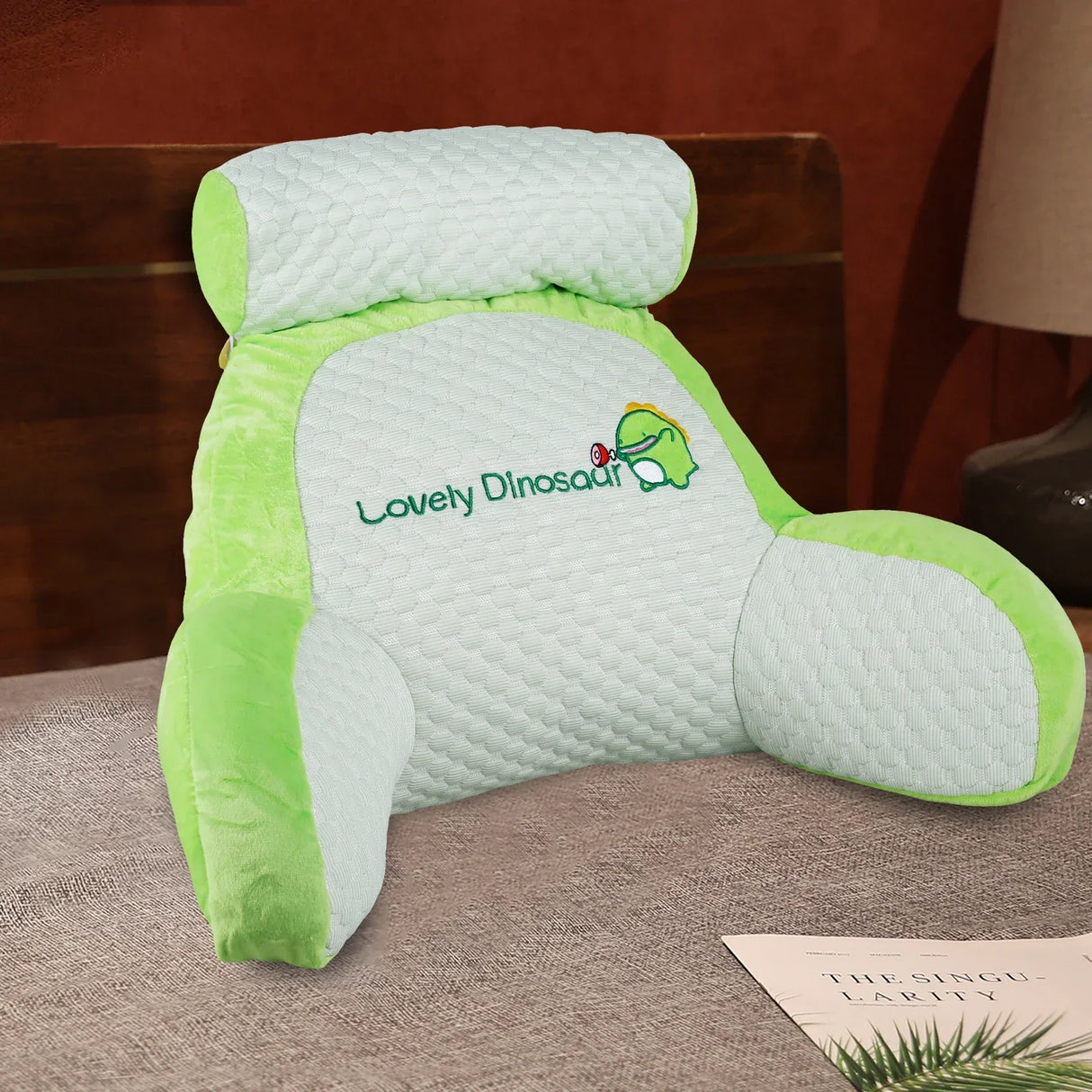 All Season Reading Pillow Comfortable Soft Detachable Lumbar