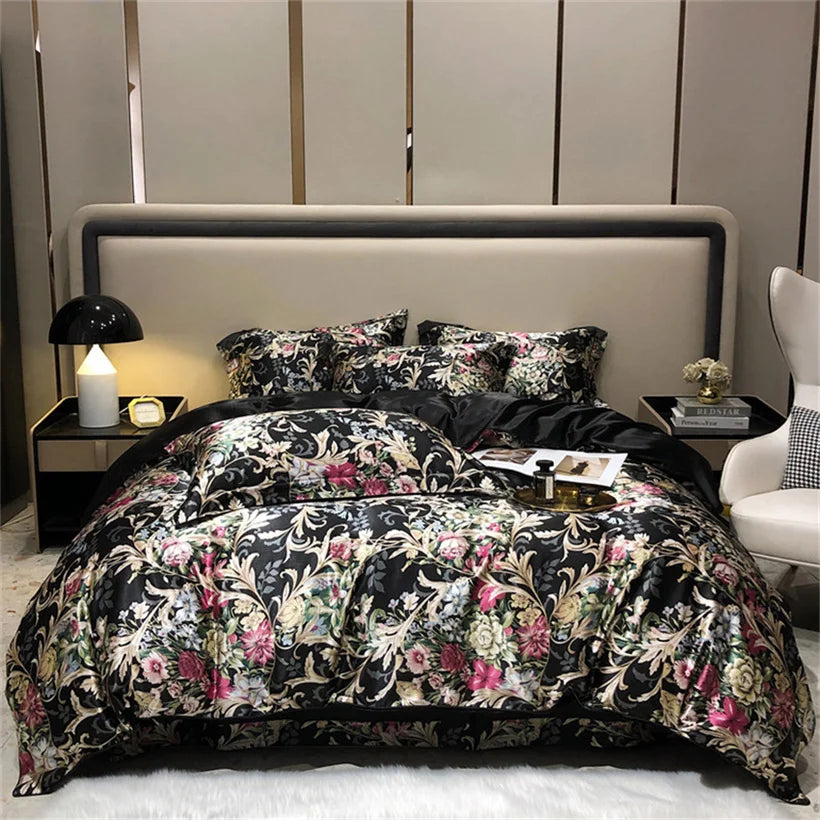 Mulberry Silk 4 Pieces Comforter Bedding Set, 1PC