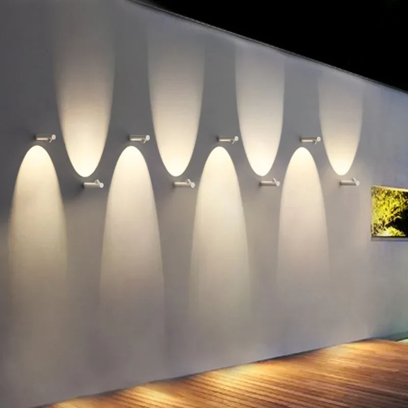 6W COB Waterproof AC85265V Surface Mounted LED Wall
