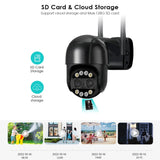 8MP 4K 2.8mm +12mm Dual Lens 8X Hybrid