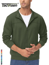 TACVASEN Full Zip UP Track Jackets Mens Lightweight
