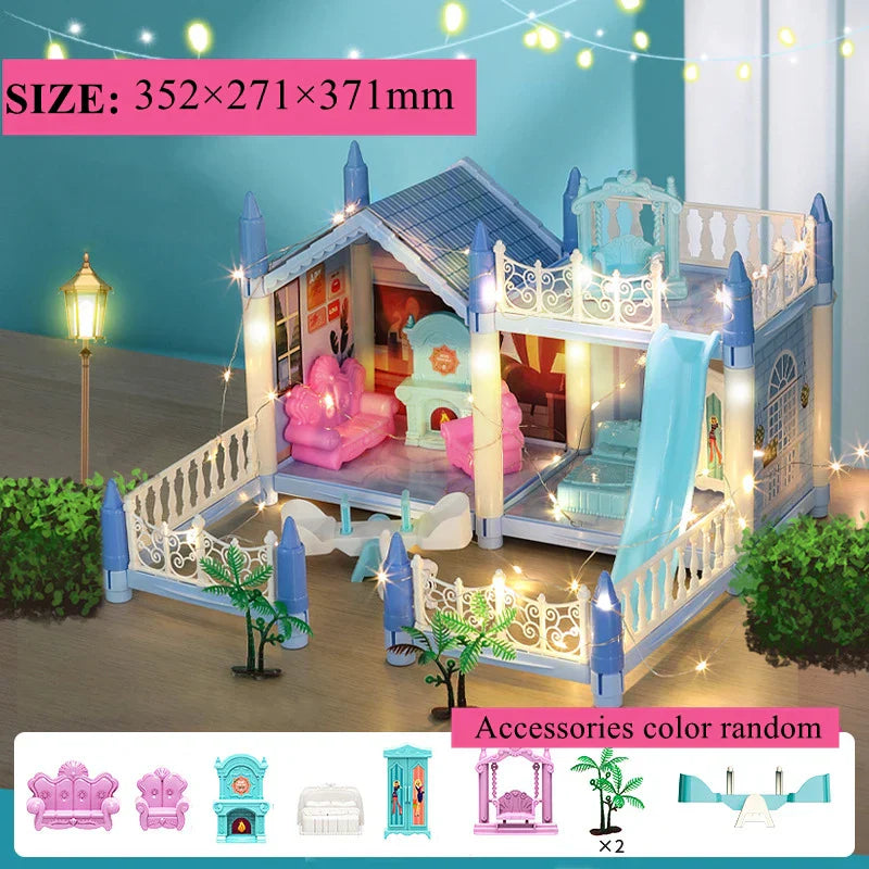 3d Assembly Diy Doll House Miniature Model Doll