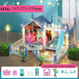 3d Assembly Diy Doll House Miniature Model Doll