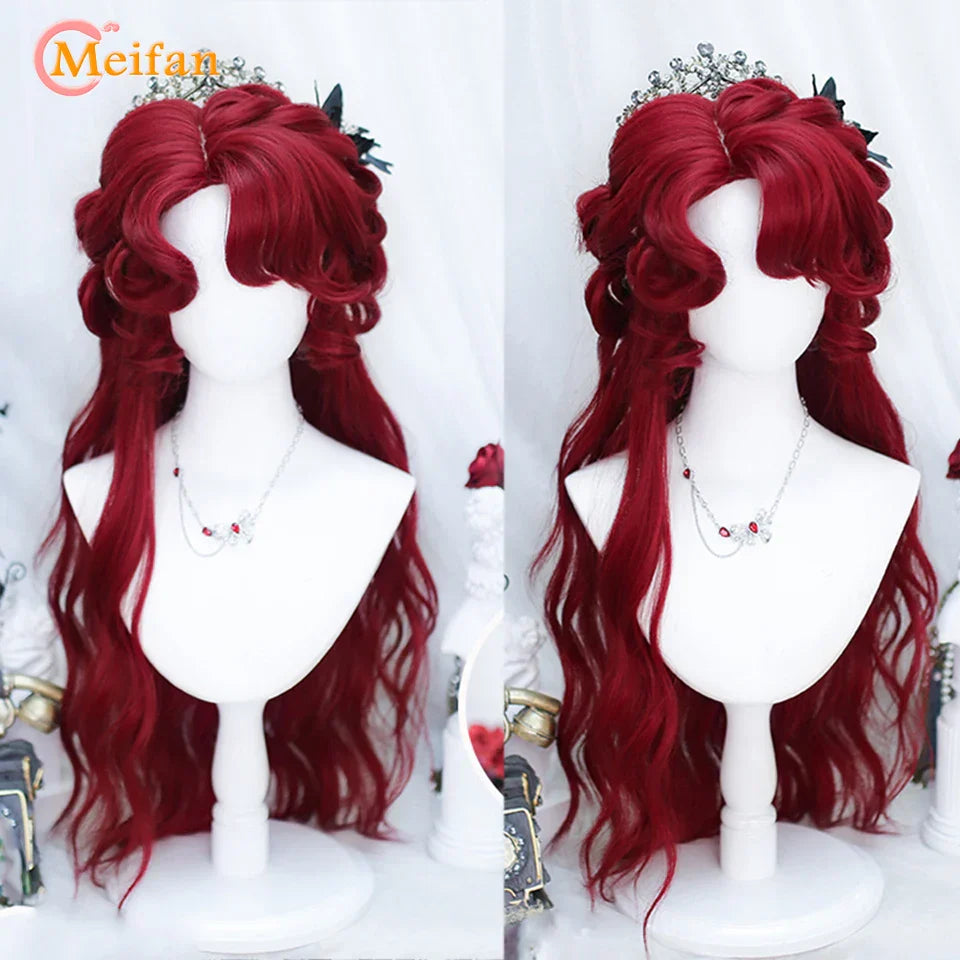 MEIFAN Long Lolita Ombre Harajuku Wig With Bang