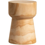 Creative Solid Wood Stool Log Pouf Sitting Stool