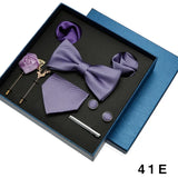 8pcs Luxury Mens Ties Set In Gift Box