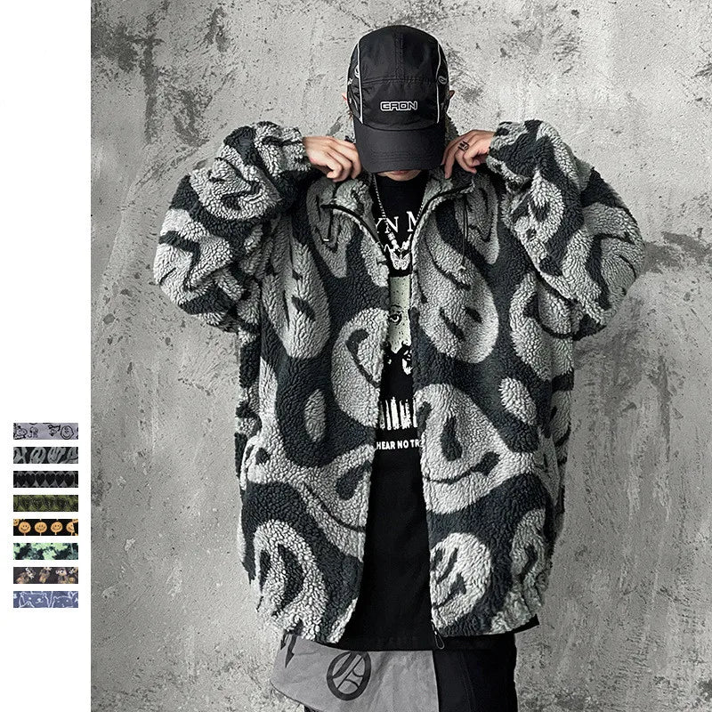 SEVEYFAN Men's Jacket Hip Hop Jackets Tie Dye