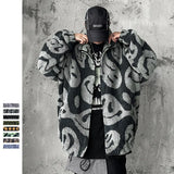 SEVEYFAN Men's Jacket Hip Hop Jackets Tie Dye