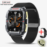 GPS Military Smart Watch Men Carbon Black Ultra