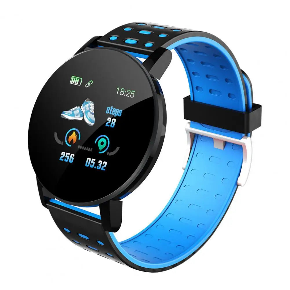 119 Plus Useful Smart Wristwatch Rechargeable Multifunctional Waterproof