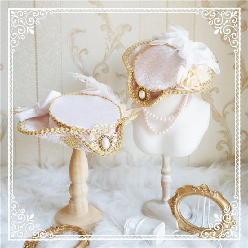 Handmade Customized Lolita Exclusive Original Palace Retro Feather