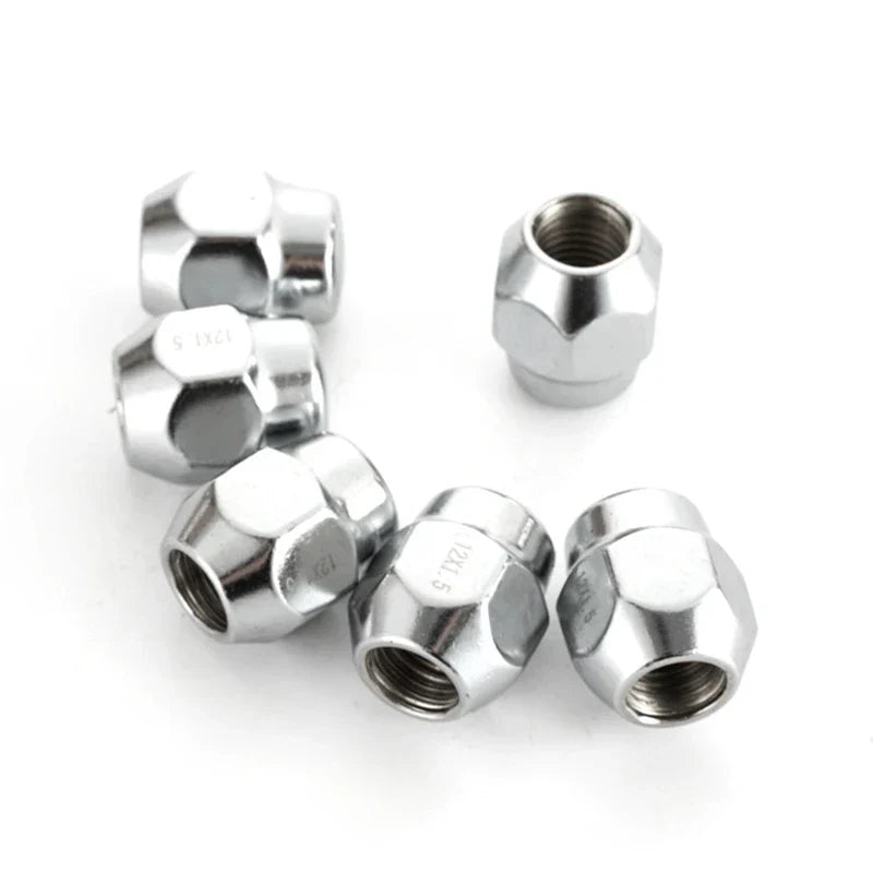 1Set Wheel Nuts Conical Collar Closed Replacement Parts