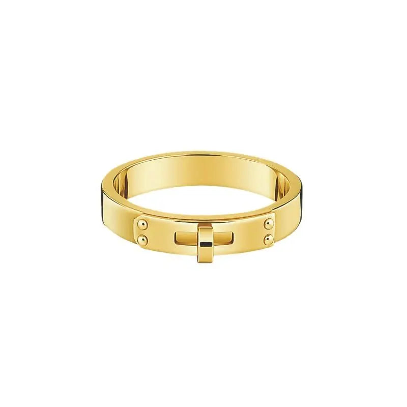 New Stainless Steel Twist Lock Ring Jewelry For