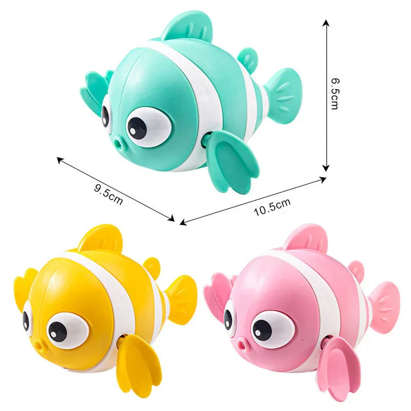 Baby Bath Toys Cute Swimming Fish Cartoon Animal