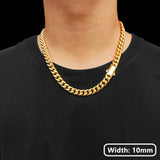 Hip Hop PVD Plated Stainless Steel Necklace Snap