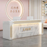 Modern Cash Register Clothing Store Counter Reception Desks