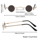 Ins Trendy Small Round Sunglasses Women Men Fashion