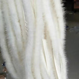 5m Natural Mink Fur Ribbon Tapes 2.5cm Width