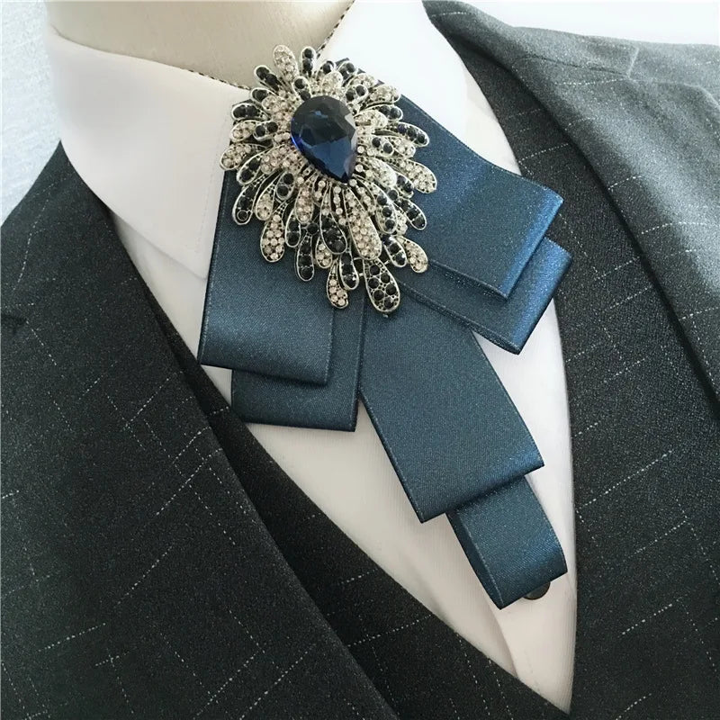 Men's Bow Tie Corsage Pocket Towel Sets British