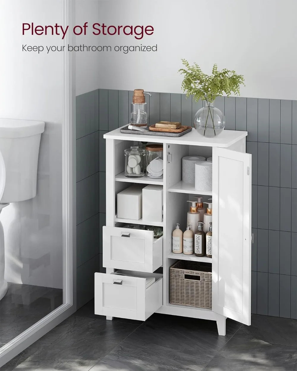 Bathroom Floor Storage Cabinet, Bathroom Cabinet Freestanding, Kitchen