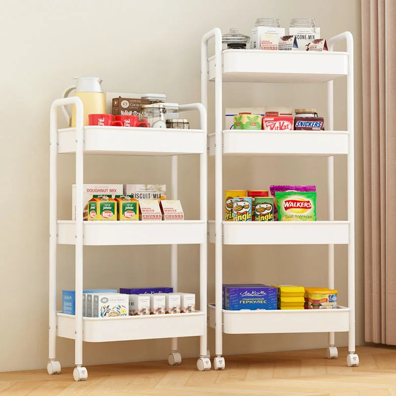 Small Cart Storage Rack Kitchen Bedroom 3 Layers