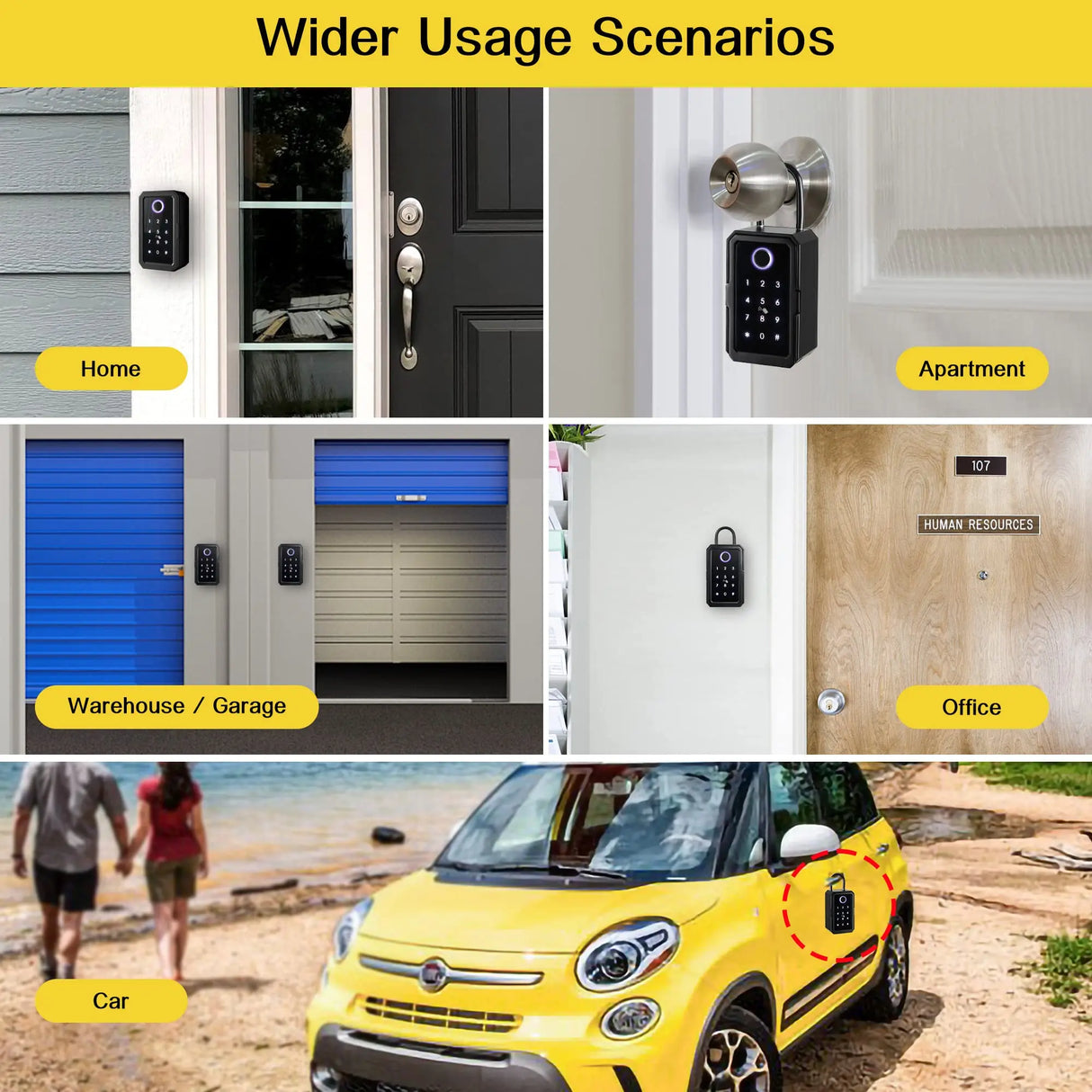 Key Safe Tuya Ttlock Fingerprint Bluetooth Wifi Digital