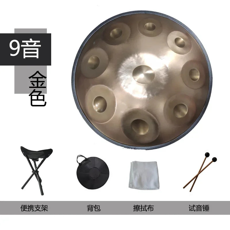 HandPan Drum with Bag Holder, Handpan Drum, Steel