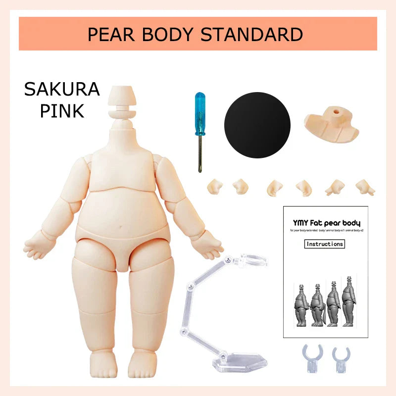 Movable Joint Ymy Doll Fat Animal Body Cat