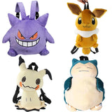 Cute Pokemon Backpack Kawaii Japanese Style Plush Bag