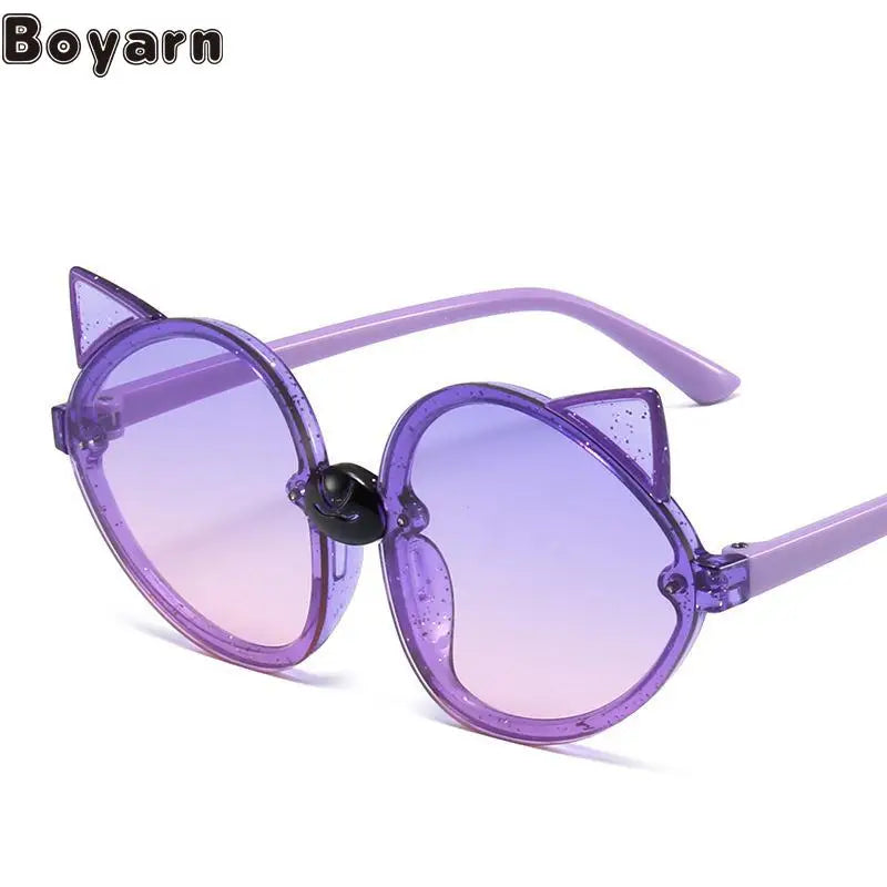 Boyarn New Candy Color Children's Glasses Personality Glitter