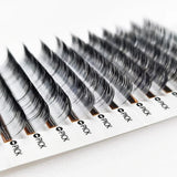 Ombre White Green Blue Purple Color Eyelash Extension
