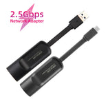 2500Mbps Type C 2.5G External Wired Network Card