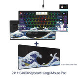 womier S-K80 Gamer Keyboard with Color OLED Display