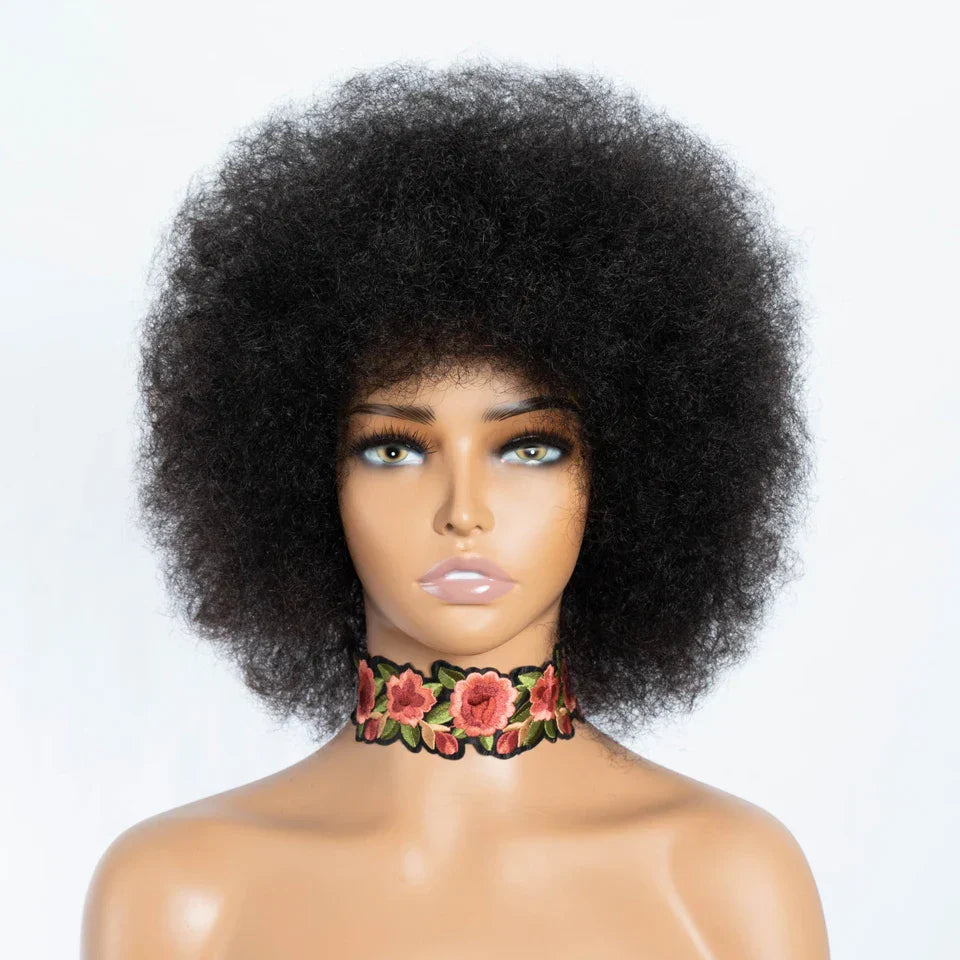 Peruvian Human Hair Short Sassy Human Hair Wigs