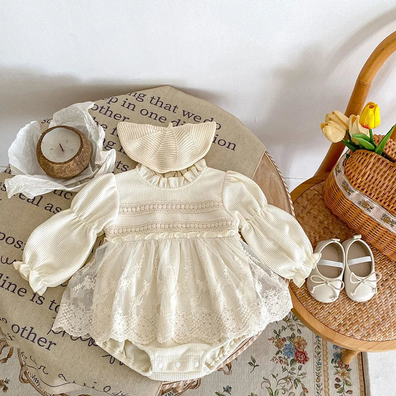 Spring Autumn New Infant Baby Girl Clothes Bodysuit