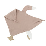Pure Cotton Muslin Baby Bib Cute Goose Sleeping