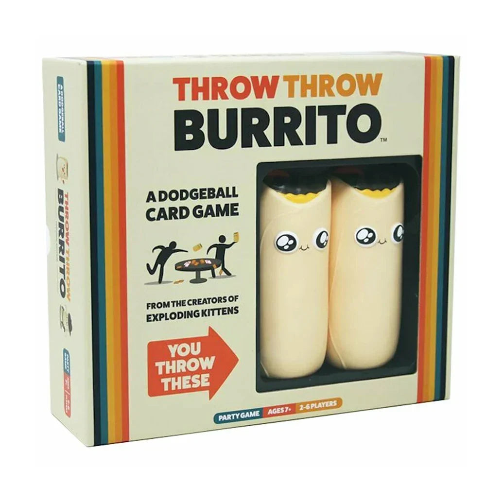 Throw Throw Burrito by Exploding Kittens A Dodgeball