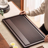 Kitchen Gadget Tea Tray Wood Coffeeware Teaware Office