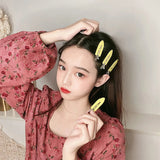 4pcs Set Teardrop Hair Clips for Girls and Babies