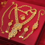 XUHUANG African Big Luxury 4PCS Dubai Gold Color