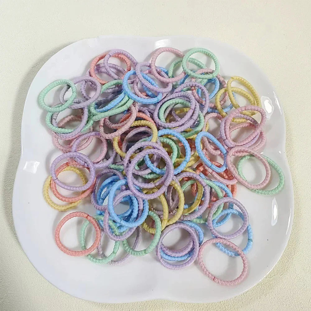 100 Packs] Baby Rubber Band Does Not Hurt