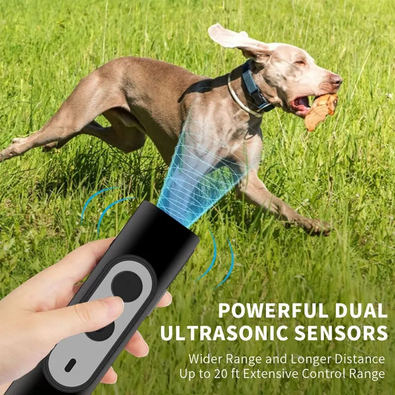 Handheld Bark Deterrent Anti-Barking Tool Ultrasonic Pet Repeller