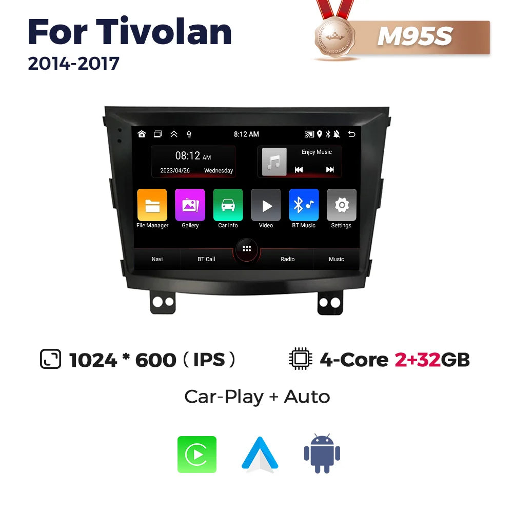 NaviFly 7862S Android All In One For SsangYong