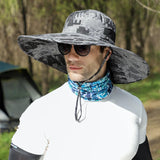 Big Head Size Fishing Hat for Men's Summer