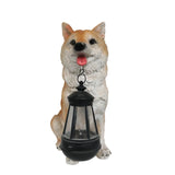 Solar Simulation Animal Light Outdoor Waterproof Resin Dog