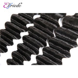 Elfriede Natural Black Loose Deep Wave Bundles with