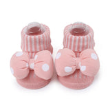 0-12M Baby Socks Fashion Leg Warmers Terry Bow