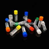 500pcs/lot Lab 1.8ml plastic Cryo Tubes Cryovial with
