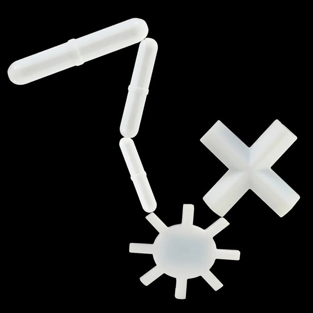 5 Pcs PTFE Magnetic Stirrer Stir Bar/Spin Bar