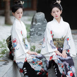 Kimono Women Japanese Traditional Yukata Haori Kimonos Cosplay